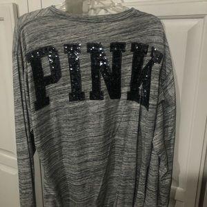 Long Sleeve VS Pink shirt